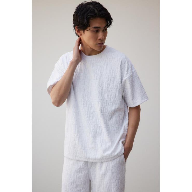 ロゴ総柄パイルトップス | AZUL BY MOUSSY | 詳細画像2 