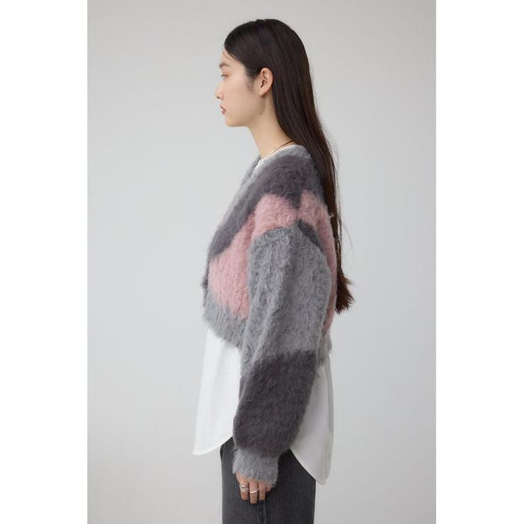 ブロッキンググラデーションカーディガン | AZUL BY MOUSSY | 詳細画像6 