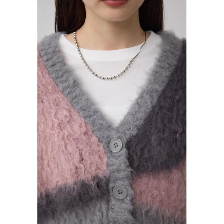 ブロッキンググラデーションカーディガン | AZUL BY MOUSSY | 詳細画像8 