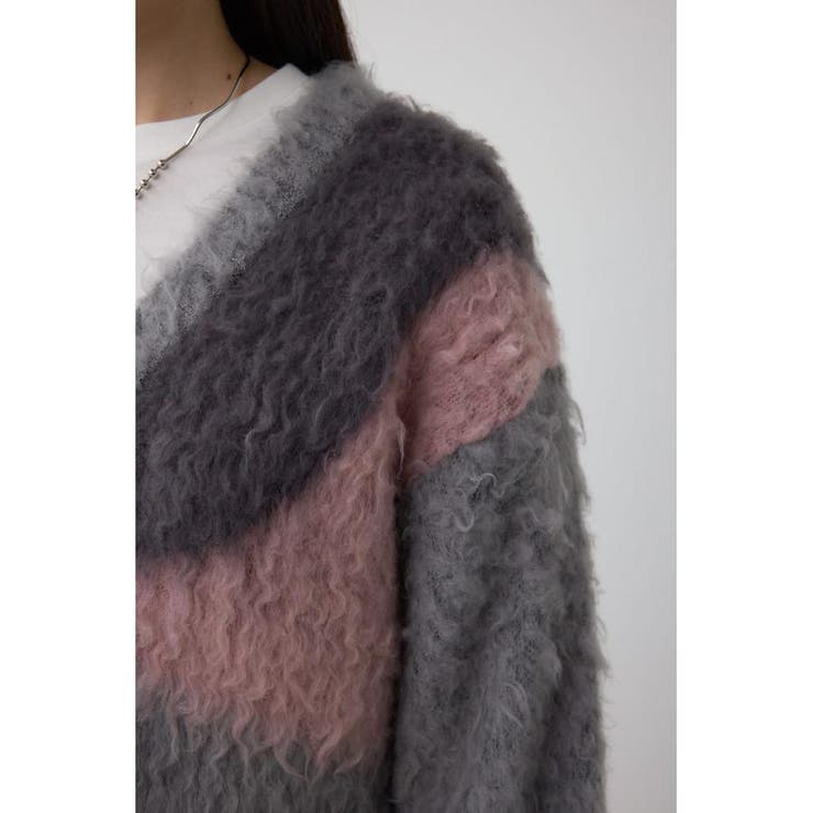 ブロッキンググラデーションカーディガン | AZUL BY MOUSSY | 詳細画像9 
