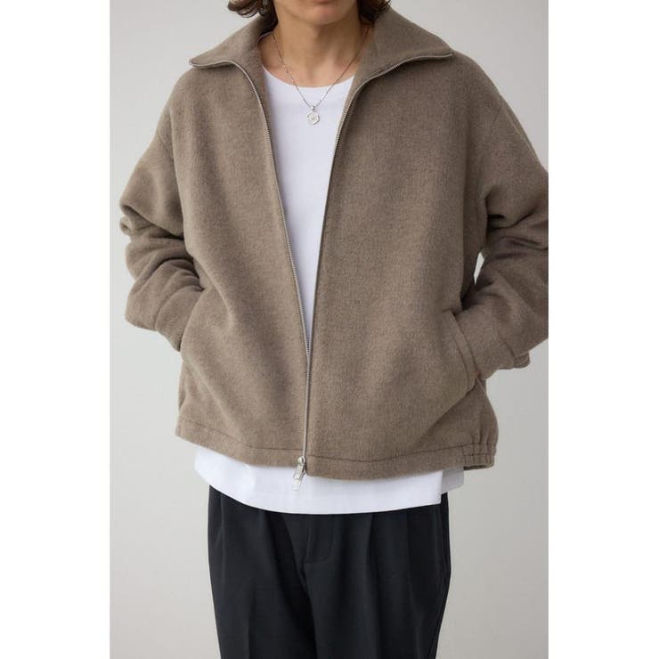 起毛スタンドカラージップアップブルゾン | AZUL BY MOUSSY | 詳細画像33 
