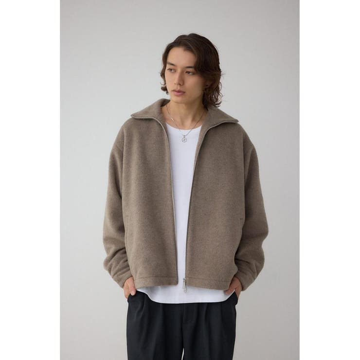 起毛スタンドカラージップアップブルゾン | AZUL BY MOUSSY | 詳細画像34 