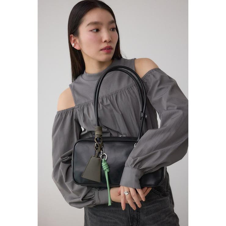 マルチチャームセットスクエアハンドバッグ | AZUL BY MOUSSY | 詳細画像1 