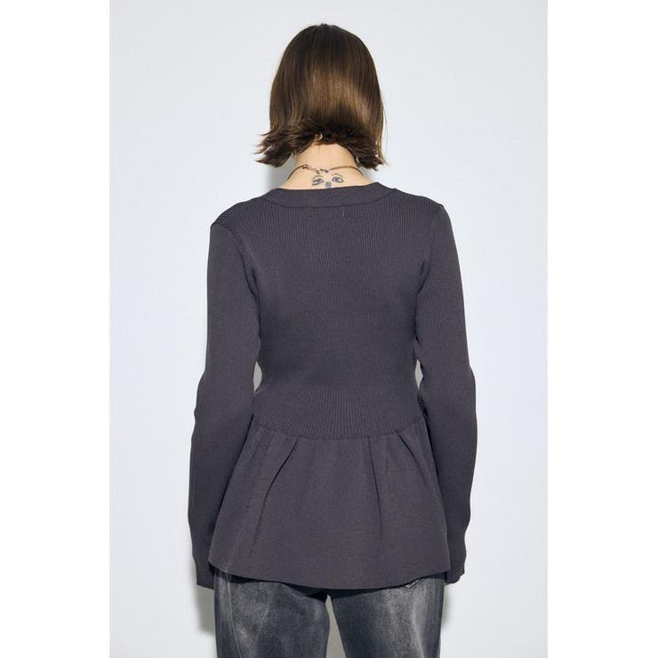 ペプラムカーディガン | AZUL BY MOUSSY | 詳細画像17 