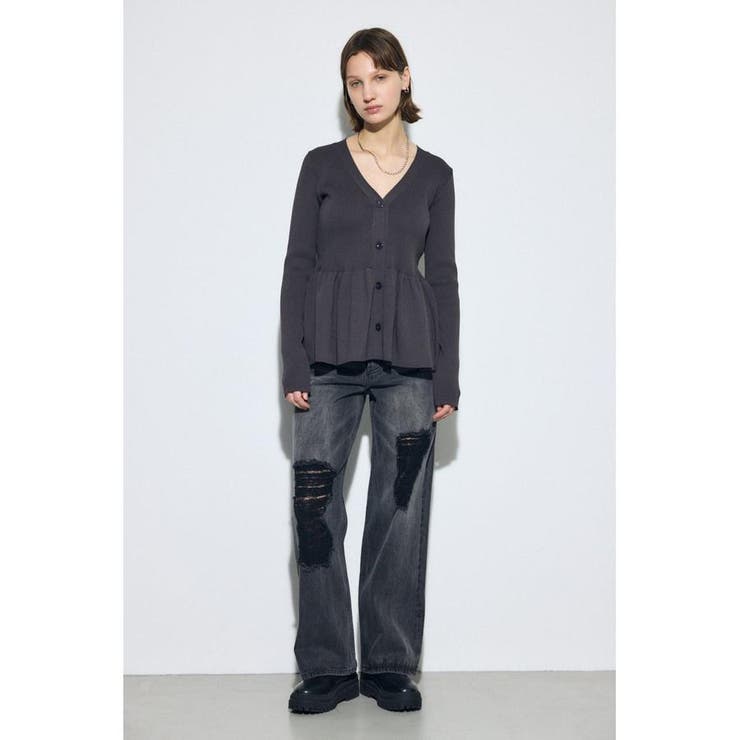 ペプラムカーディガン | AZUL BY MOUSSY | 詳細画像18 