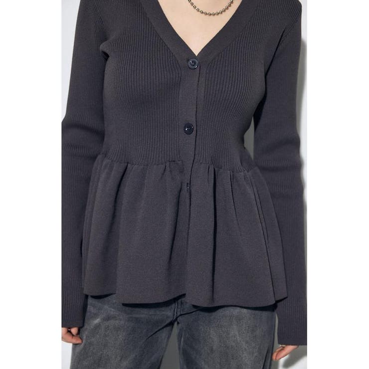 ペプラムカーディガン | AZUL BY MOUSSY | 詳細画像20 