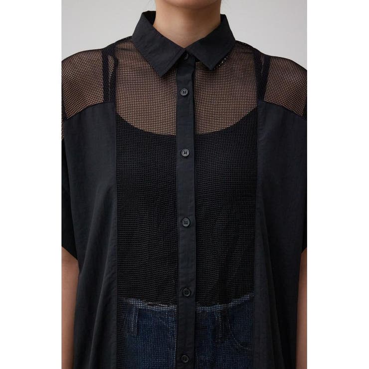 メッシュロングシャツブルゾン | AZUL BY MOUSSY | 詳細画像18 