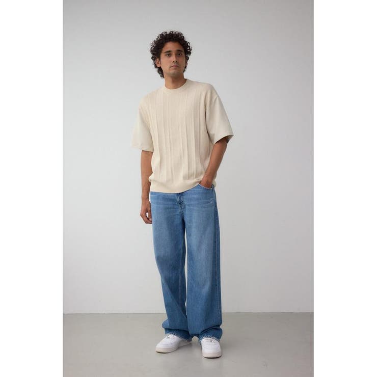 フェイクスウェード切替ニットトップス | AZUL BY MOUSSY | 詳細画像13 