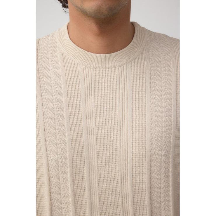 フェイクスウェード切替ニットトップス | AZUL BY MOUSSY | 詳細画像17 