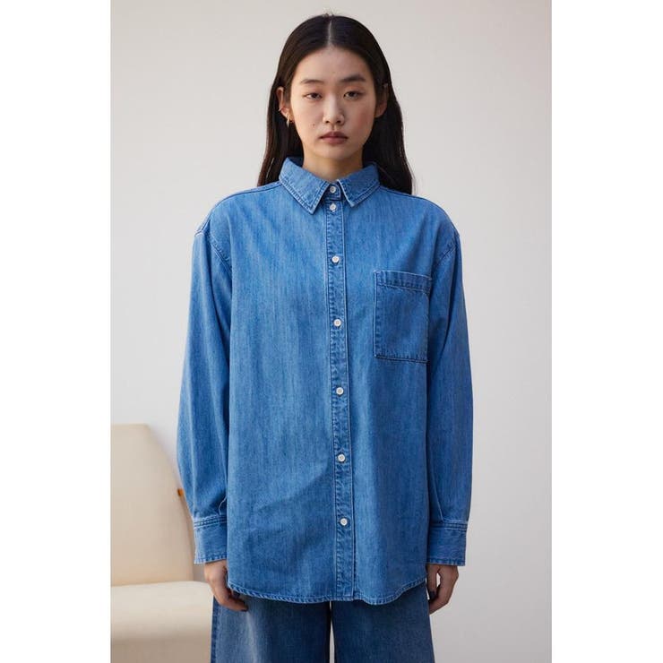 DENIMベーシックオーバーシャツ[品番：AZLW0021847]｜AZUL BY MOUSSY