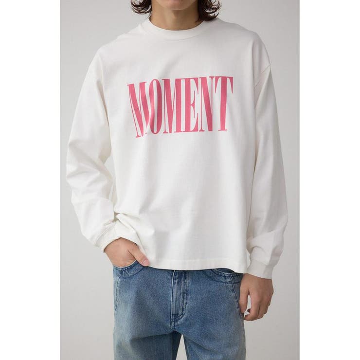 WHT | MOMENTグラフィックロンTEE | AZUL BY MOUSSY
