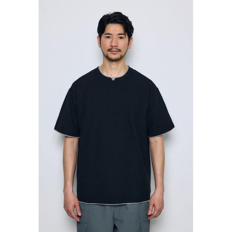 デジタルボーダーフェイクレイヤードトップス | AZUL BY MOUSSY | 詳細画像15 