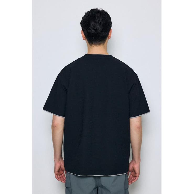 デジタルボーダーフェイクレイヤードトップス | AZUL BY MOUSSY | 詳細画像17 