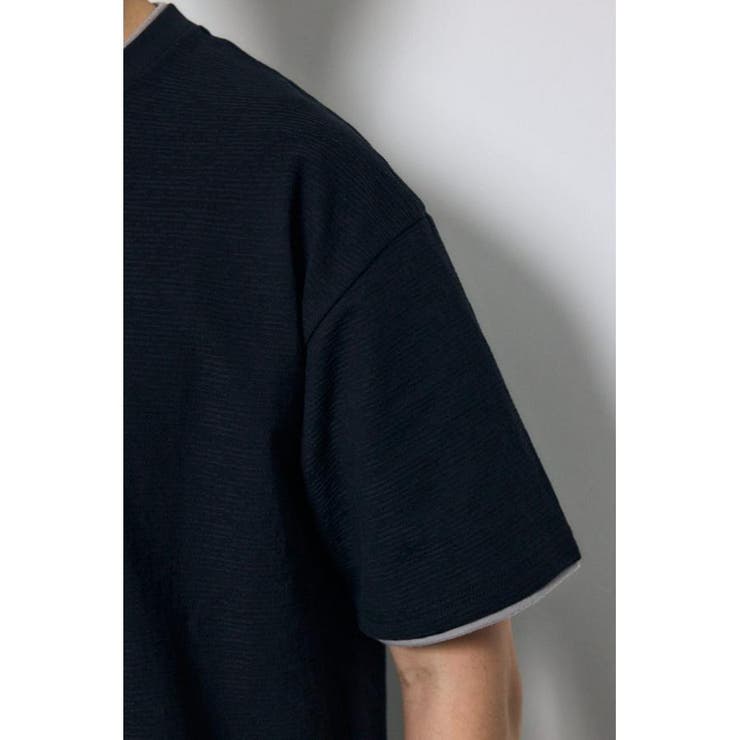 デジタルボーダーフェイクレイヤードトップス | AZUL BY MOUSSY | 詳細画像19 