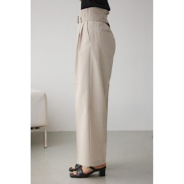 イージーケアリネンライクベルトワイドパンツ | AZUL BY MOUSSY | 詳細画像17 