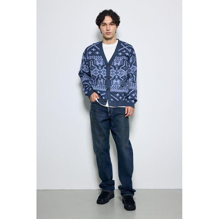 オルテガ柄カーディガン | AZUL BY MOUSSY | 詳細画像16 