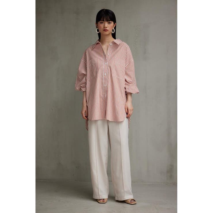 リラテックコットンルーズシャツ | AZUL BY MOUSSY | 詳細画像24 