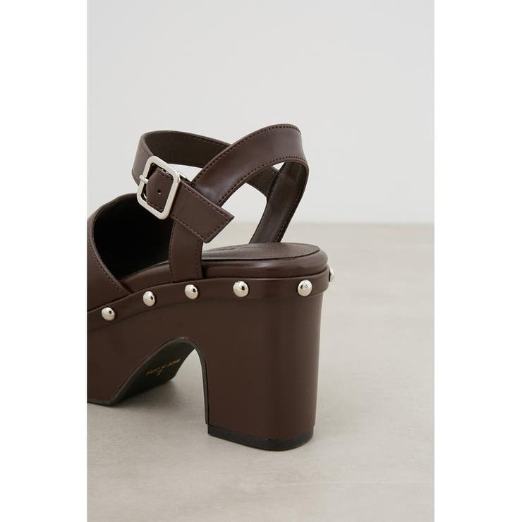 CHUNKY HEEL STUDS SANDALS | AZUL BY MOUSSY | 詳細画像18 