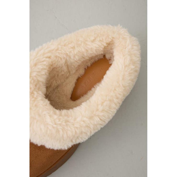 厚底ムートンヒールデザインスリッポン | AZUL BY MOUSSY | 詳細画像33 