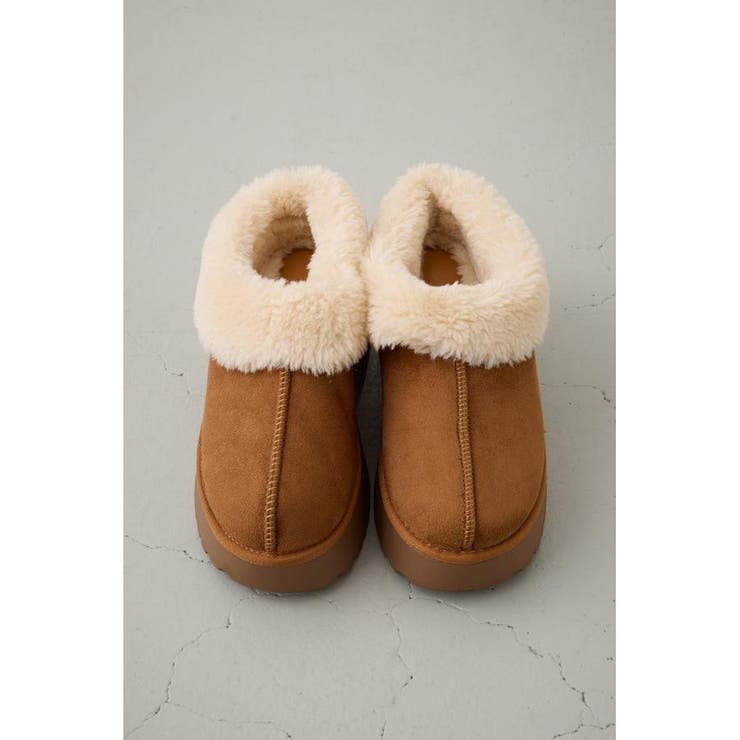 厚底ムートンヒールデザインスリッポン | AZUL BY MOUSSY | 詳細画像29 