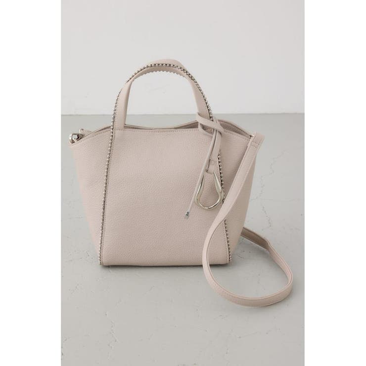 GREIGE | メタルパーツミニトートバッグ | AZUL BY MOUSSY