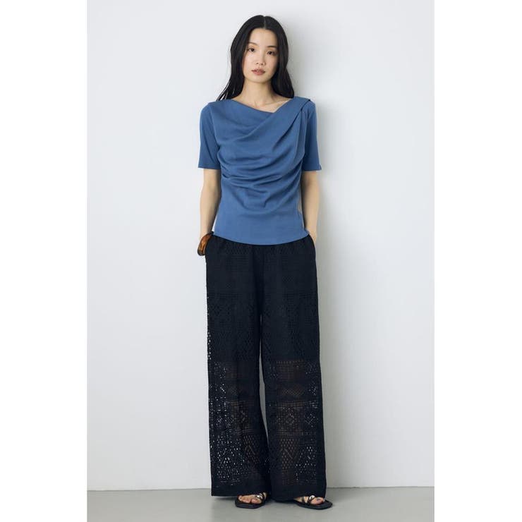 ドレープ5分袖トップス | AZUL BY MOUSSY | 詳細画像23 