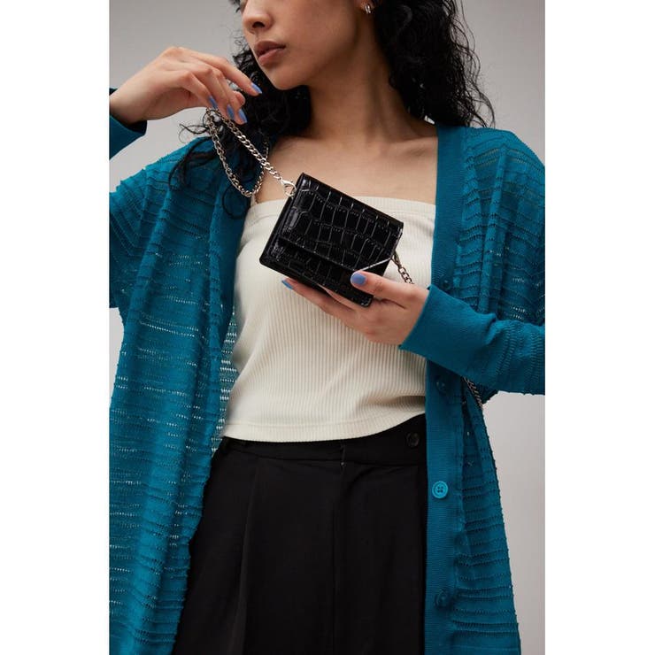 CROCO EMBOSS MINI BAG | AZUL BY MOUSSY | 詳細画像20 