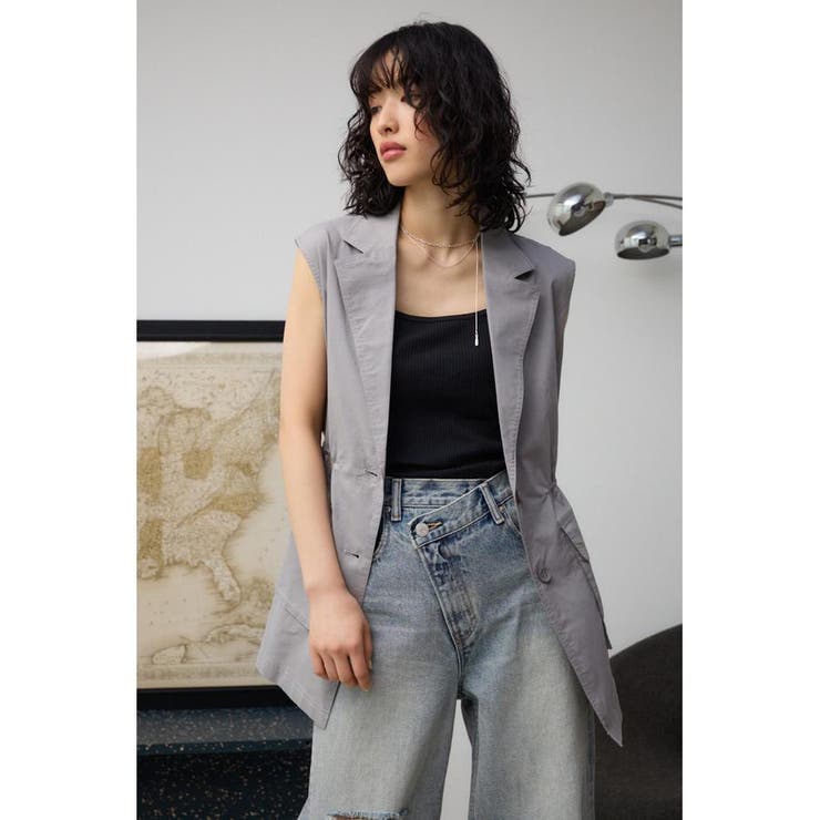 ドロストリングシアーベスト | AZUL BY MOUSSY | 詳細画像25 