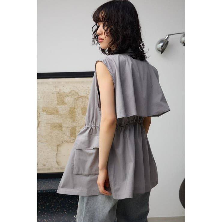 ドロストリングシアーベスト | AZUL BY MOUSSY | 詳細画像26 
