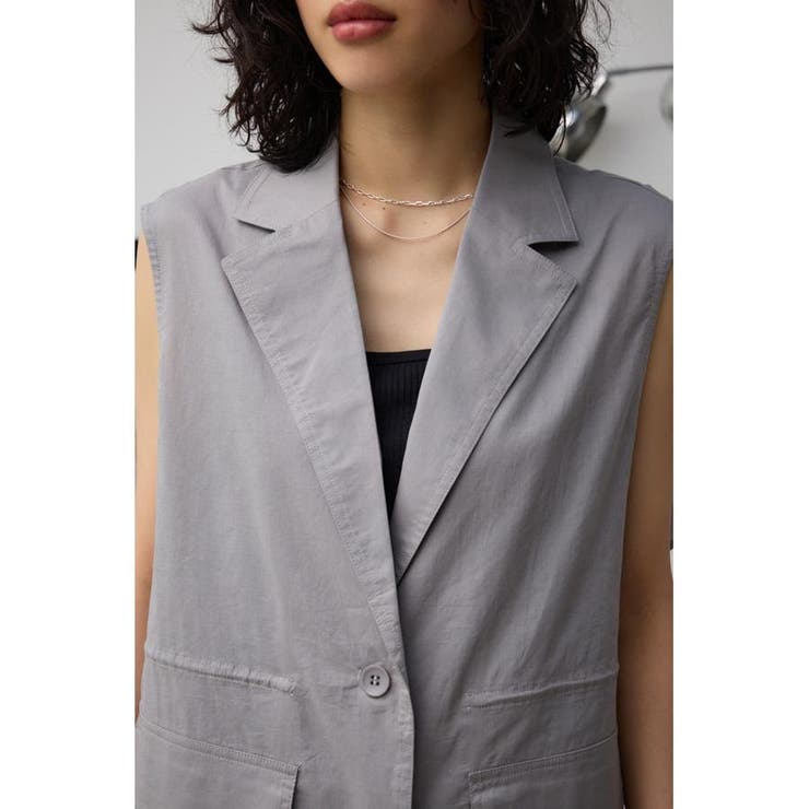 ドロストリングシアーベスト | AZUL BY MOUSSY | 詳細画像32 