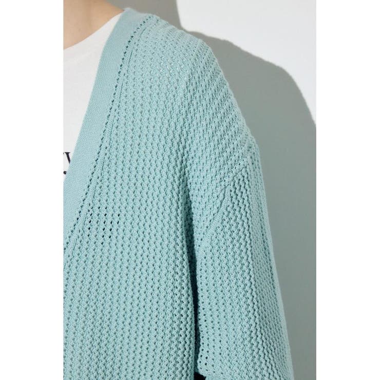 ニットメッシュカーディガン | AZUL BY MOUSSY | 詳細画像31 