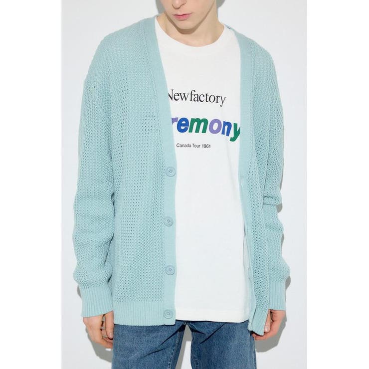 D/SAX3 | ニットメッシュカーディガン | AZUL BY MOUSSY