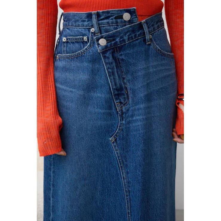AZUL DENIM オーバーラップロングスカート[品番：AZLW0022507