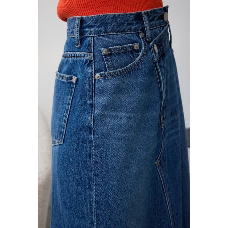 AZUL DENIM オーバーラップロングスカート[品番：AZLW0022507