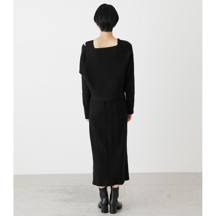 LAYERED 3WAY KNIT ONE PIECE[品番：AZLW0018225]｜AZUL BY MOUSSY