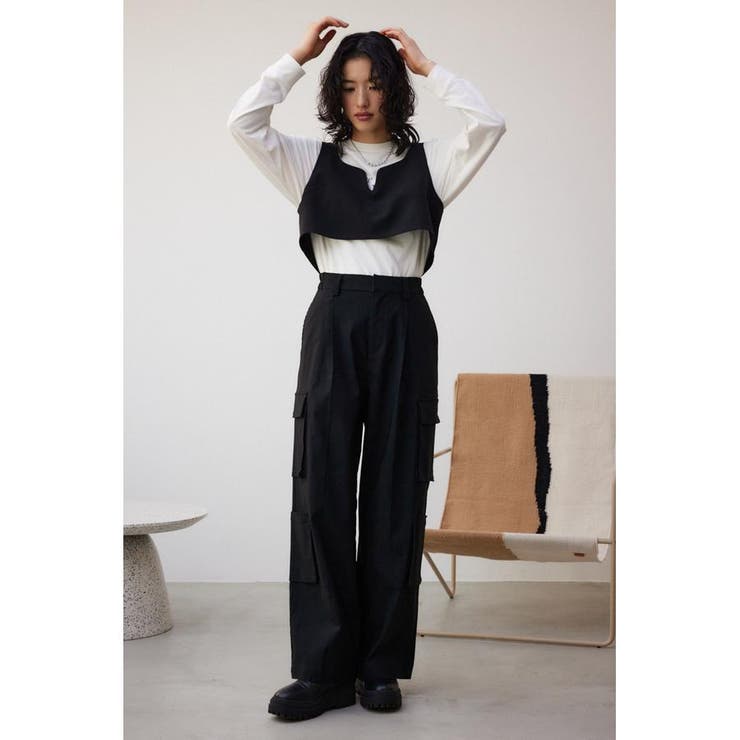 ワイドカーゴパンツ | AZUL BY MOUSSY | 詳細画像4 