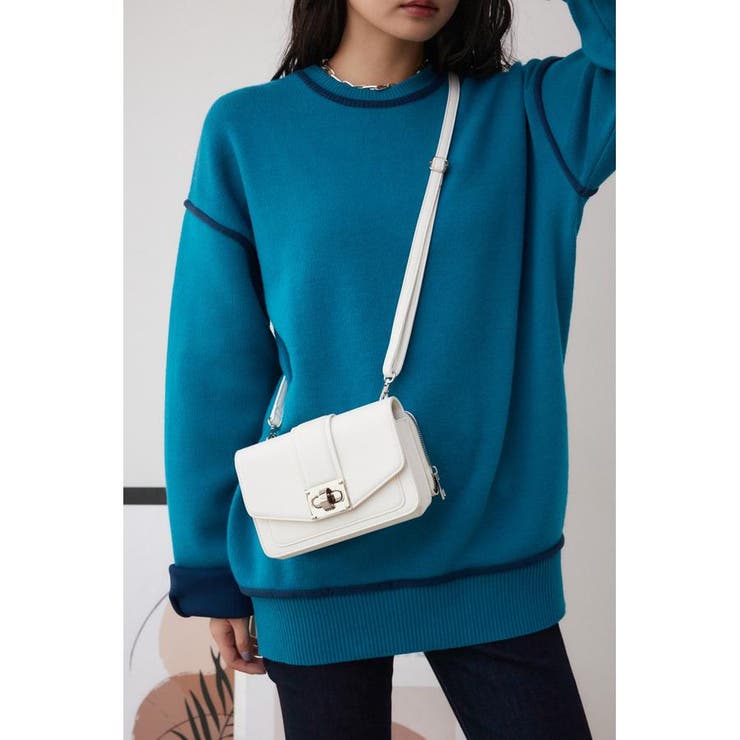 ターンロックフラップウォレットバッグ | AZUL BY MOUSSY | 詳細画像1 
