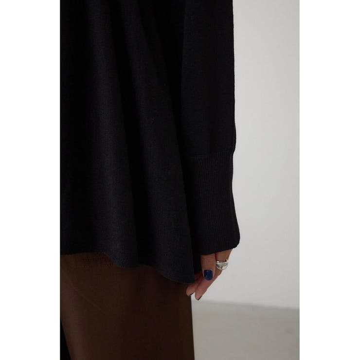 ペプラムデザインニットトップス | AZUL BY MOUSSY | 詳細画像10 