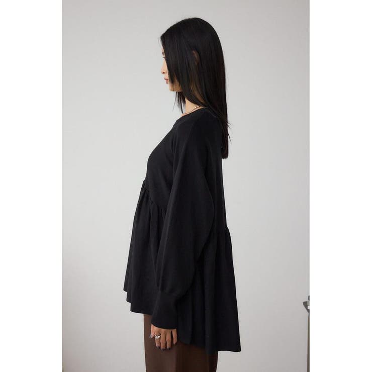 ペプラムデザインニットトップス | AZUL BY MOUSSY | 詳細画像6 