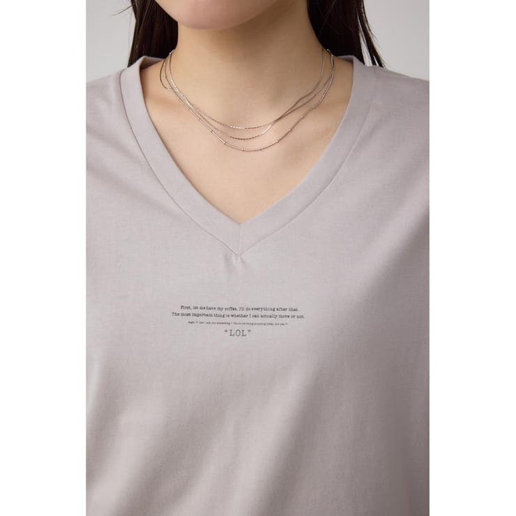 チェストメッセージロゴTシャツ | AZUL BY MOUSSY | 詳細画像38 