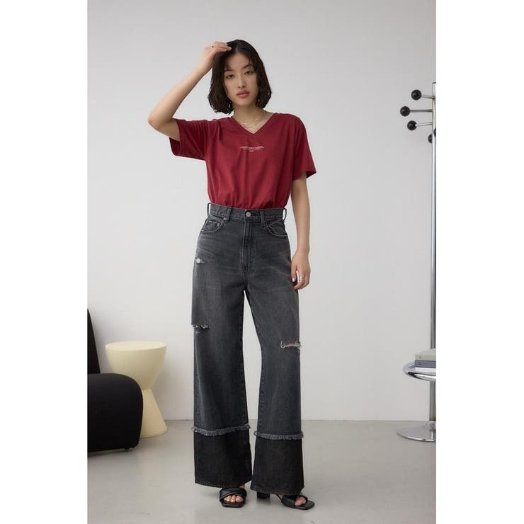 チェストメッセージロゴTシャツ | AZUL BY MOUSSY | 詳細画像24 