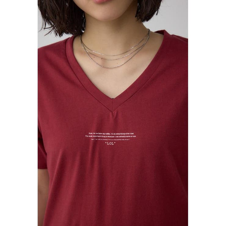 チェストメッセージロゴTシャツ | AZUL BY MOUSSY | 詳細画像28 