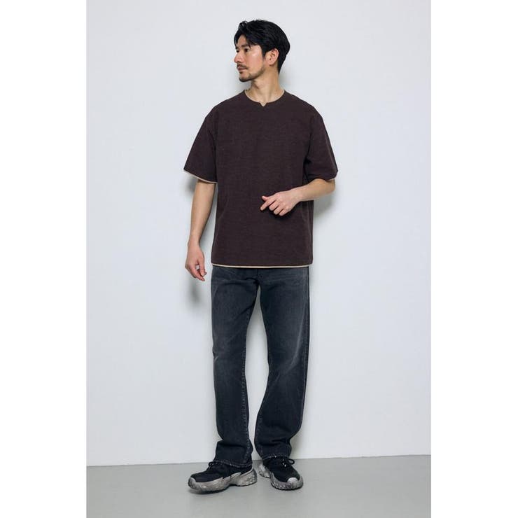 デジタルボーダーフェイクレイヤードトップス | AZUL BY MOUSSY | 詳細画像24 