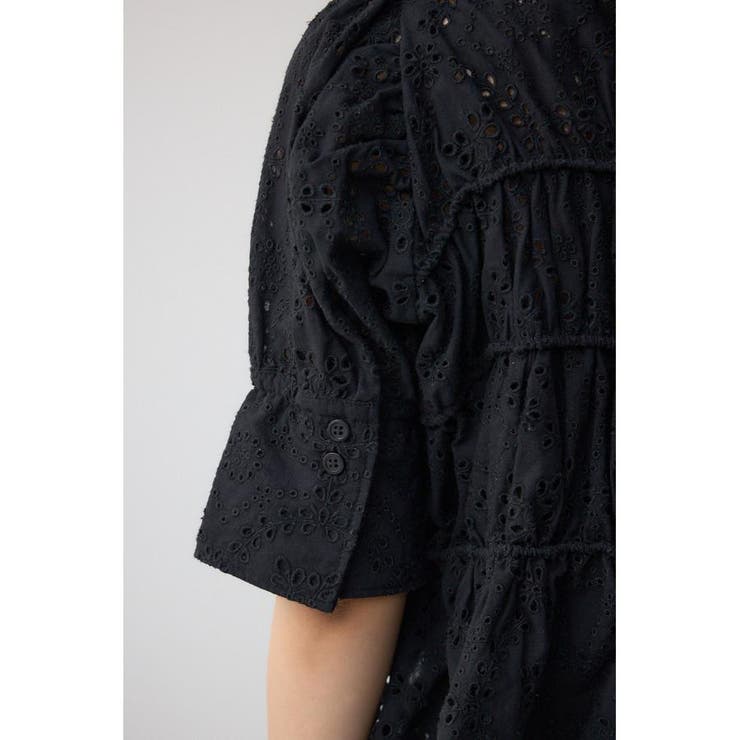 コットンレースパフショルダーブラウス | AZUL BY MOUSSY | 詳細画像18 