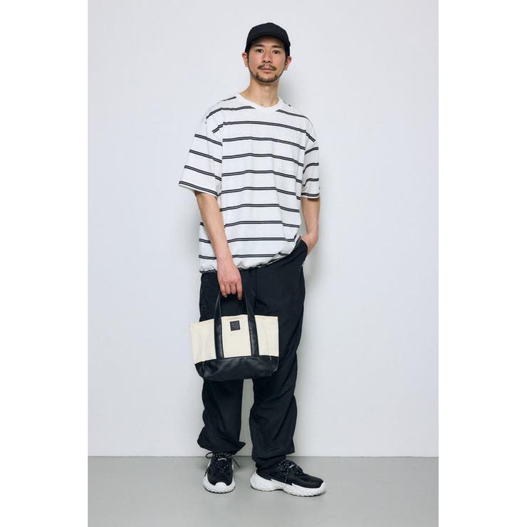 合皮切替ミニトートバッグ | AZUL BY MOUSSY | 詳細画像2 