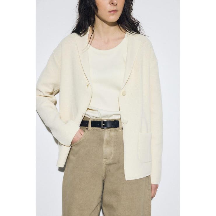 ニットテーラードジャケット | AZUL BY MOUSSY | 詳細画像2 