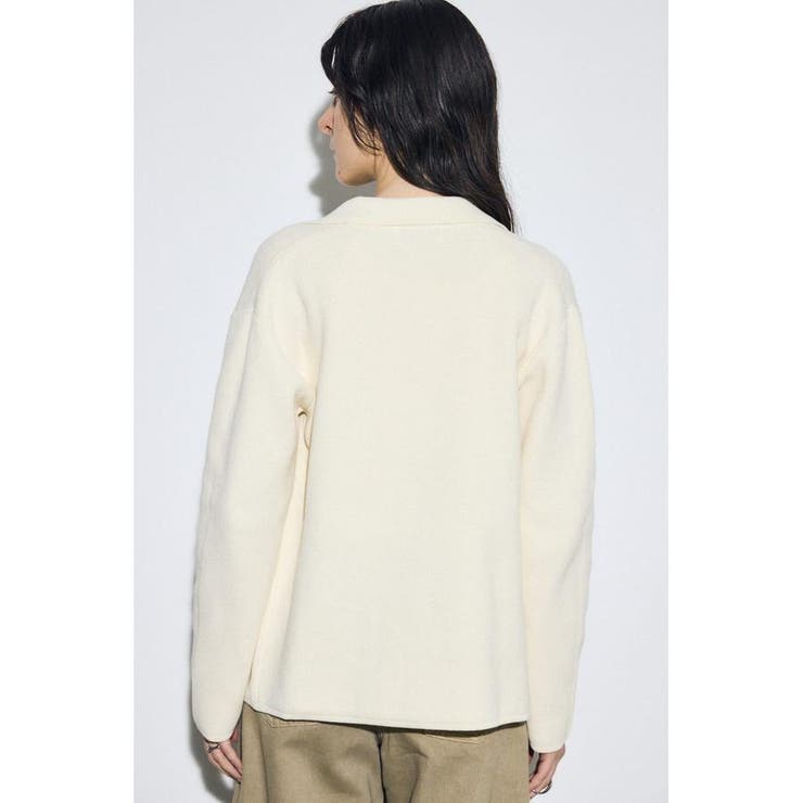 ニットテーラードジャケット | AZUL BY MOUSSY | 詳細画像4 