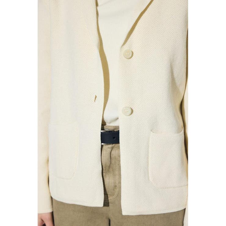 ニットテーラードジャケット | AZUL BY MOUSSY | 詳細画像7 