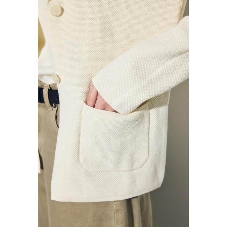 ニットテーラードジャケット | AZUL BY MOUSSY | 詳細画像8 