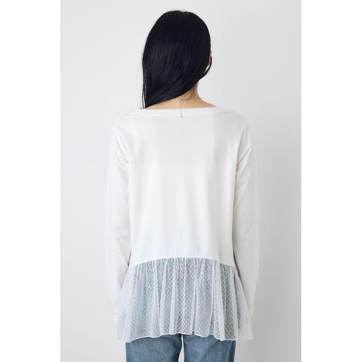 ヘムレースドッキング長袖トップス | AZUL BY MOUSSY | 詳細画像17 